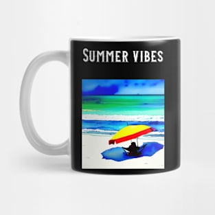 Summer vides on beach Mug